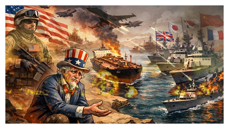 america asking for help